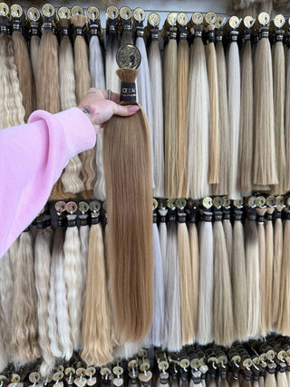 Baby Hair Bulk 20" 95g – Brown, Virgin Raw Human Hair | ICEBABE