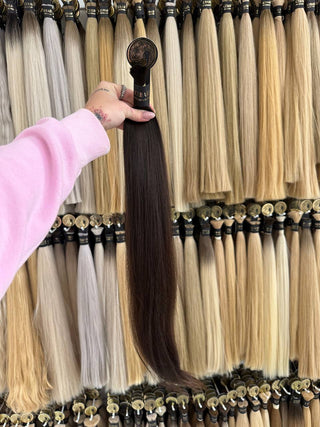 Baby Hair Bulk 24" 62g – Brown, Virgin Raw Human Hair | ICEBABE
