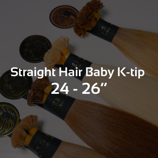 Straight Hair Baby K-Tip 24-26"