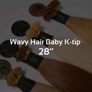 Wavy Hair Baby K-Tip 28"