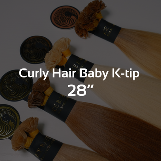 Curly Hair Baby K-Tip 28"