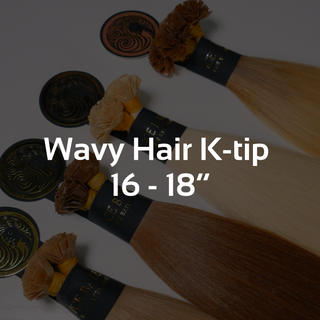 Wavy Hair K-Tip 16-18"
