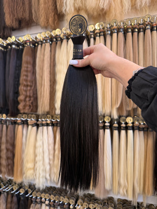 Baby Hair Bulk 14" 98g – Black, Virgin Raw Human Hair | ICEBABE