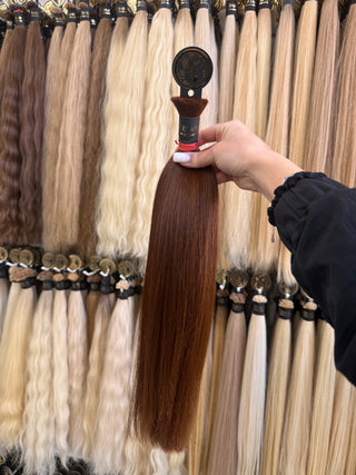 Children's Hair Bundle 18" 80g – Red, Straight, Virgin Raw Human Hair | ICEBABE