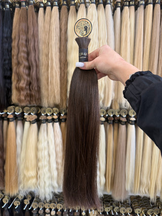 Baby Hair Bundle 16" 78g – Brown, Straight, Virgin Raw Human Hair | ICEBABE