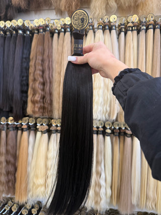 Baby Hair Bulk 18" 100g – Black, Virgin Raw Human Hair | ICEBABE