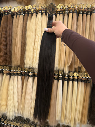 Baby Hair Bulk 20" 85g – Jet Black, Virgin Raw Human Hair | ICEBABE