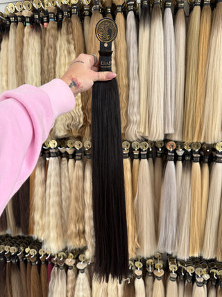Baby Hair Bulk 20" 98g – Black, Virgin Raw Human Hair | ICEBABE