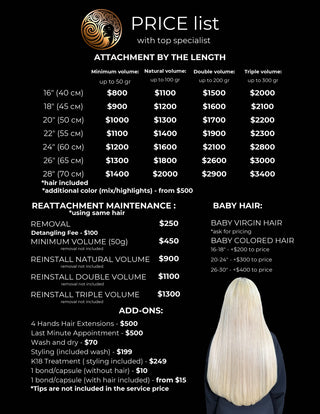 Appointment for Hair Extensions