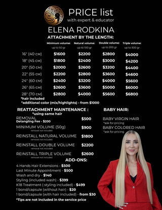 Appointment for Hair Extensions