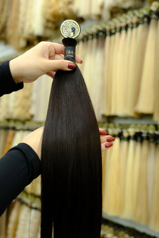 Baby Hair Bulk 20" 102g – Brown, Virgin Raw Human Hair | ICEBABE