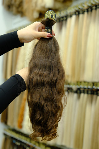 Children's Hair Bundle 18" 127g – Brown, Curly, Virgin Raw Human Hair | ICEBABE