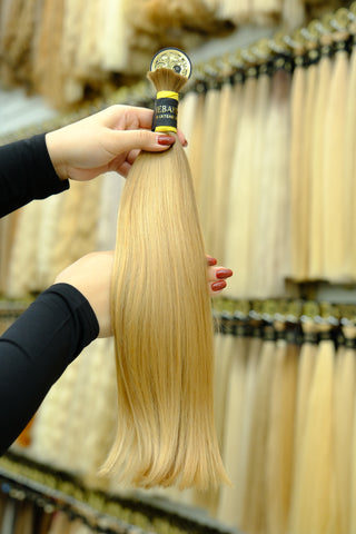 Children's Hair Bundle 16" 104g – Dark Blonde, Straight, Virgin Raw Human Hair | ICEBABE