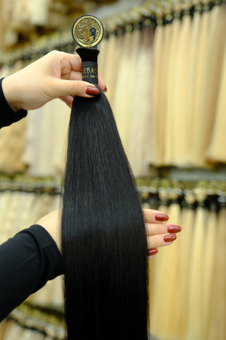 Baby Hair Bulk 24" 99g – Black, Virgin Raw Human Hair | ICEBABE