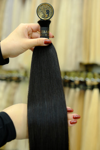 Baby Hair Bulk 20" 97g – Black, Virgin Raw Human Hair | ICEBABE