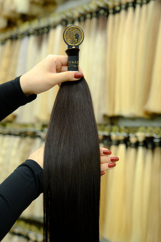 Baby Hair Bulk 18" 100g – Brown, Virgin Raw Human Hair | ICEBABE